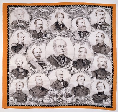 Kaiser Wilhelm I (1797-1888), Alman Generalleri tarafından kuşatıldı, 1870 by German School