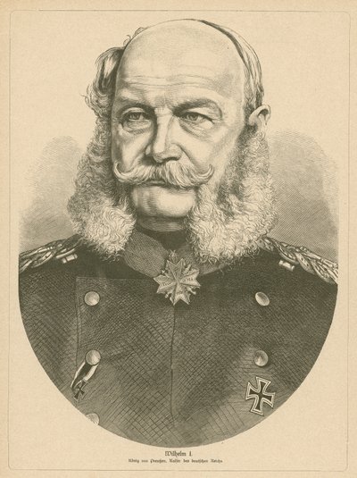 Almanya Kaiser Wilhelm I by German School