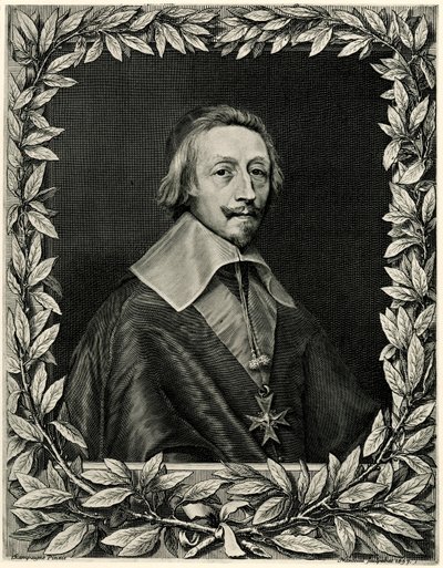 Kardinal Armand Jean Duplessis by German School