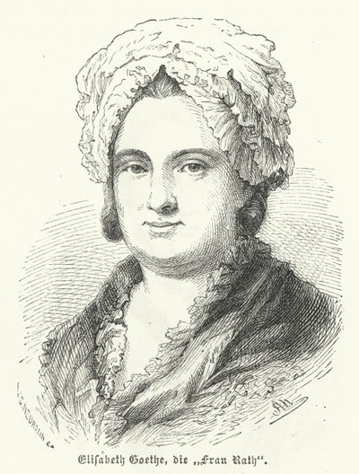 Katharina Elisabeth Goethe, Alman yazar Johann Wolfgang Goethe