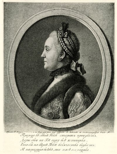 Katharina II. by German School