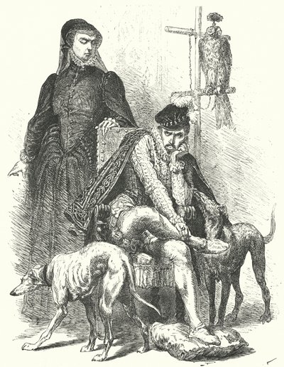 Fransa Kralı Charles IX ve annesi Catherine de