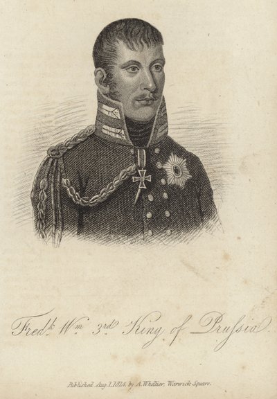 Prusya Kralı III. Frederick William by German School