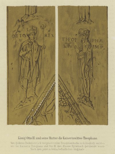 Kral Otto III ve annesi Theophania, II. Otto