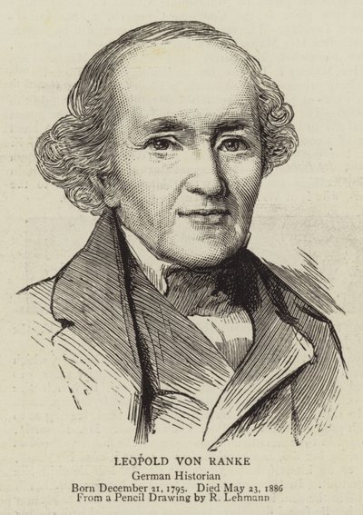 Leopold von Ranke (gravür) by German School