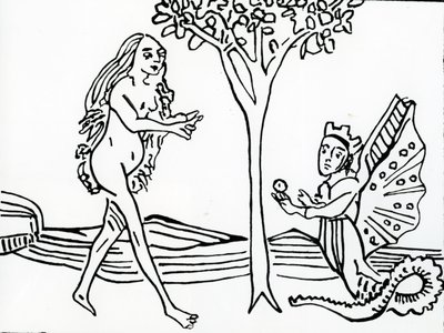 Kanatlı ve taçlı, yılan kuyruklu Lilith, 1470