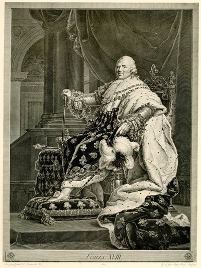 Ludwig XVIII. by German School