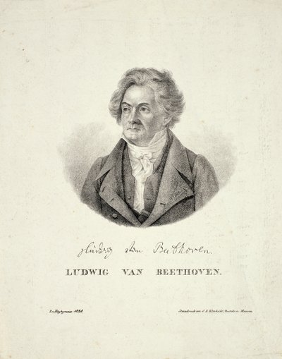 Ludwig van Beethoven (1770-1827), C.F. Klinkicht by German School