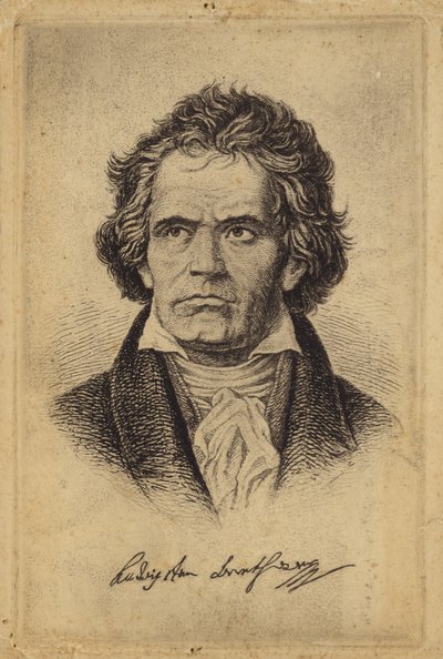 Ludwig van Beethoven, Alman besteci ve piyanist (1770-1827) by German School