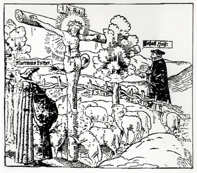 Luther (1483-1546) ve Hus (1369-1415), Mesih Koyun Ağı