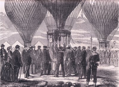Tours için başlayan M Gambetta, Cassells History of the War Fransa ve Almanya arasındaki Cassell and Company Limited tarafından yayınlandı, c.1890 (litho) by German School