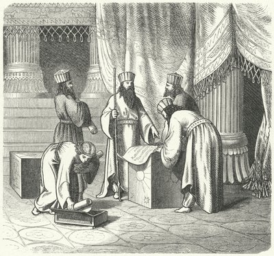 Magi, Farsça Zerdüşt rahipler (gravür) by German School