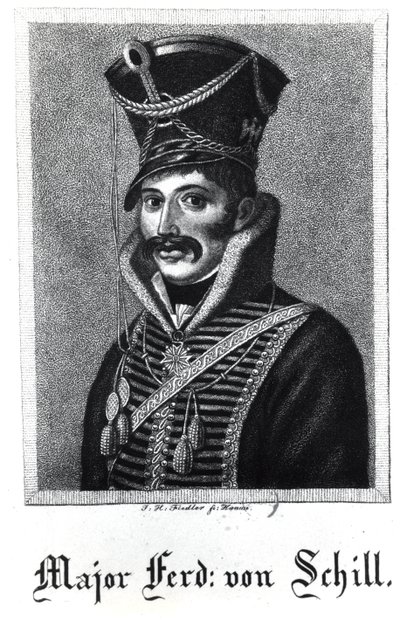 Binbaşı Ferdinand Baptista von Schill (1776-1809) by German School