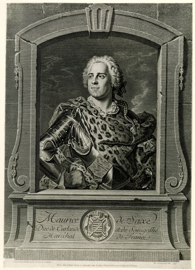 Saksonya Mareşal Moritz by German School