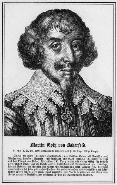 Martin Opik von Boberfeld (gravür) by German School