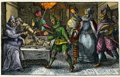 Tüm evleri ziyaret eden maskeler her eve ritüel Karnaval şenliklerini getiriyor by German School