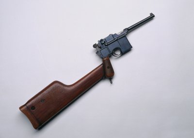 Mauser kendinden yüklemeli 7.63 mm tabanca M1896,1898 yaklaşık by German School
