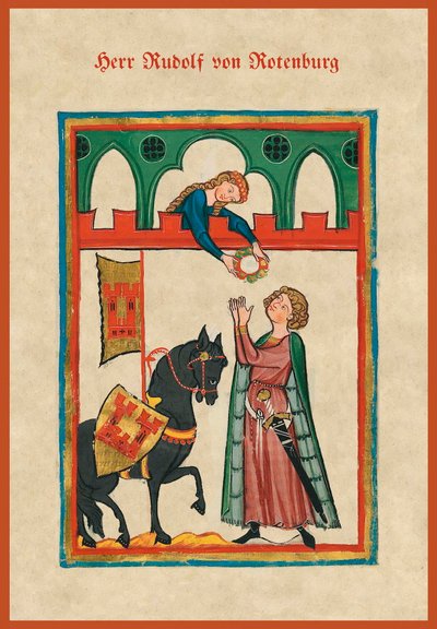 Ortaçağ Şarkı Kitabı (vellum) by German School