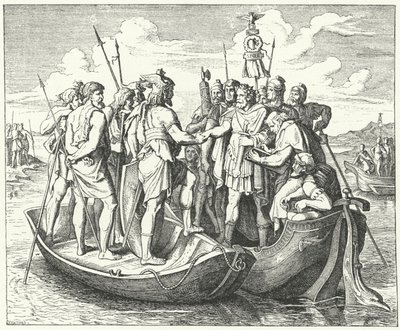 Roma İmparatoru Valens ve Vizigot Kralı Athanaric