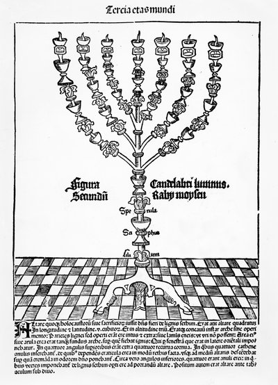 Menorah, Liber Chronicarum