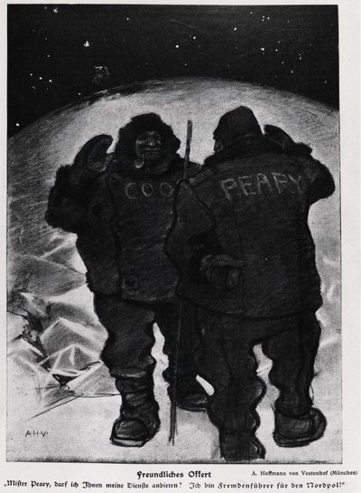 Bay Cook ve Bay Robert Edwin Peary direğin fethinde - Jugend by German School