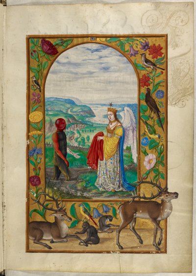 Ms Harley 3469, f.18 Kraliçe, Salomon Trismosin