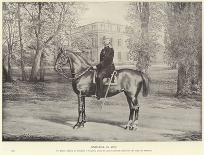 1870 yılında Otto von Bismarck by German School