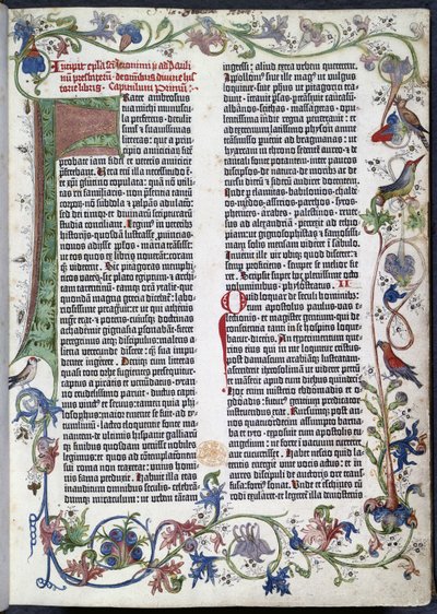 Erfurt aydınlatmalı Gutenberg İncil