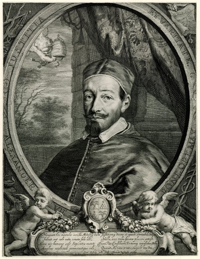 Papa Alexander VII by German School