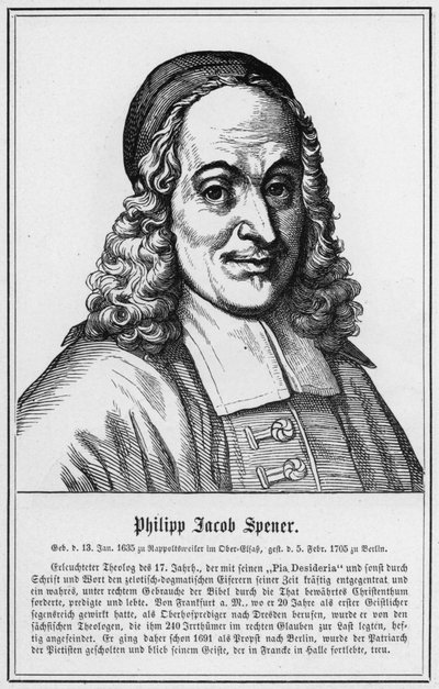 Philipp Jacob Spener (gravür) by German School