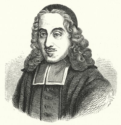 Philipp Spener, Alman Lutheran ilahiyatçı (gravür) by German School