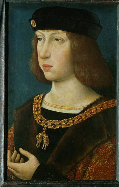 Philipp der Schoene, I. Maximilian ve Marie de Bourgogne