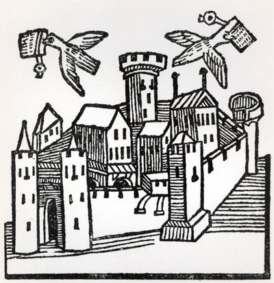 Güvercin Karakolu, 1488 by German School