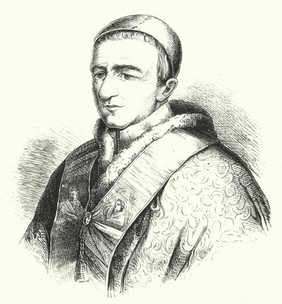 Papa Gregory XVI (gravür) by German School