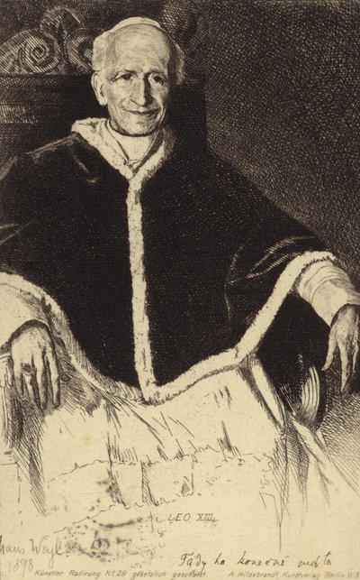 Papa Leo XIII by German School
