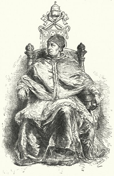 Papa Leo X (gravür) by German School