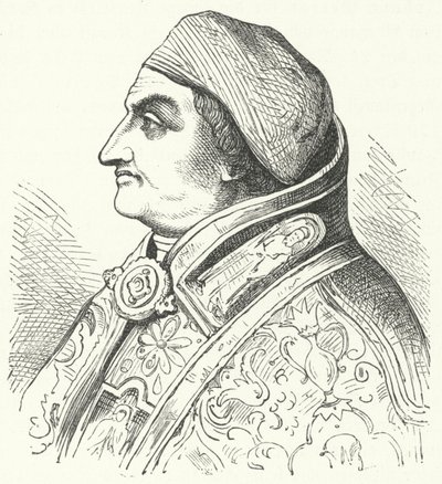Papa Pius II (gravür) by German School