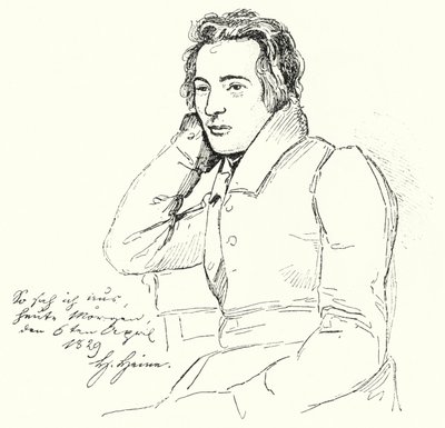 Alman şair ve yazar Heinrich Heine