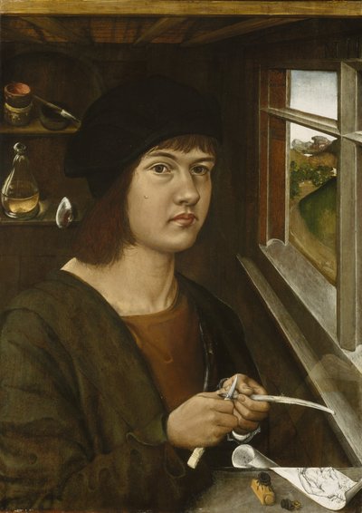 Genç Bir Sanatçının Portresi, c.1500 by German School