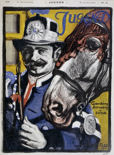 Postillon: arabacı ve atı - “” Jugend” de by German School