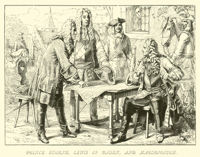 Prens Eugene, Baden Lewis ve Marlborough by German School