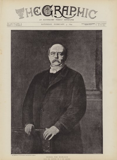 Prens Von Bismarck (taş) by German School