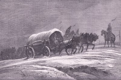 Karda Prusya saha direği, Cassells History of the War Fransa ve Almanya arasındaki Cassell ve Company Limited tarafından yayınlandı, c.1890 (litho) by German School