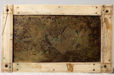 Reliquary tabut, Köln, Almanya, c.1150 (ahşap ve fildişi) by German School