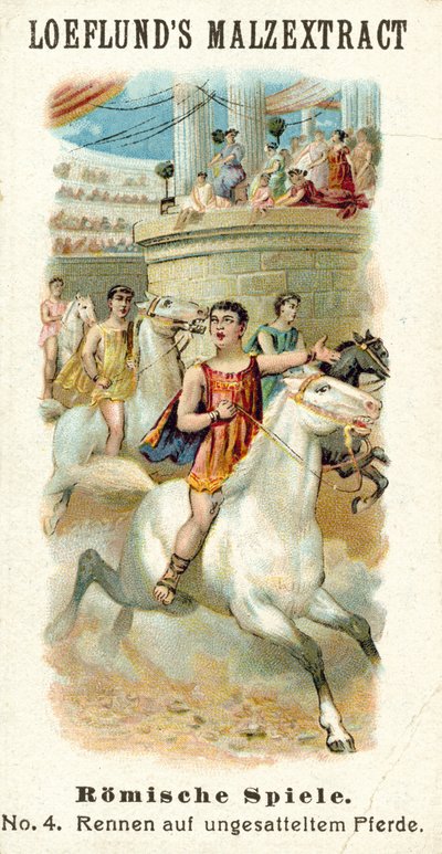 Roma oyunları - eyersiz at yarışı by German School