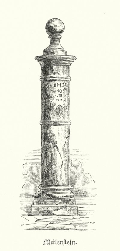 Roma dönüm noktası (gravür) by German School