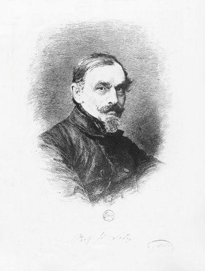 Rudolf Hermann Lotze (gravür) by German School