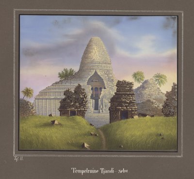 Tjandi-sebu Tapınağı Harabesi, Topographischer und Naturwissenschaftlicher Atlas zur Reise durch Java