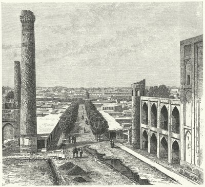 Semerkant (gravür) by German School