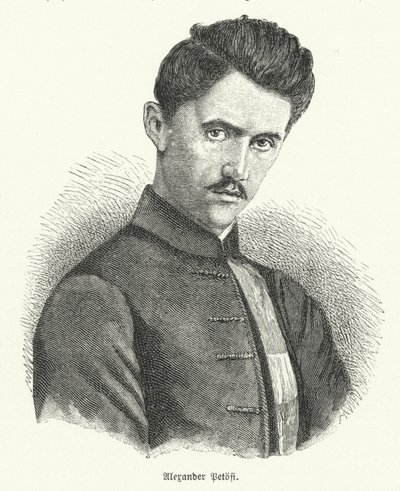 Sandor Petofi, Macar şair by German School